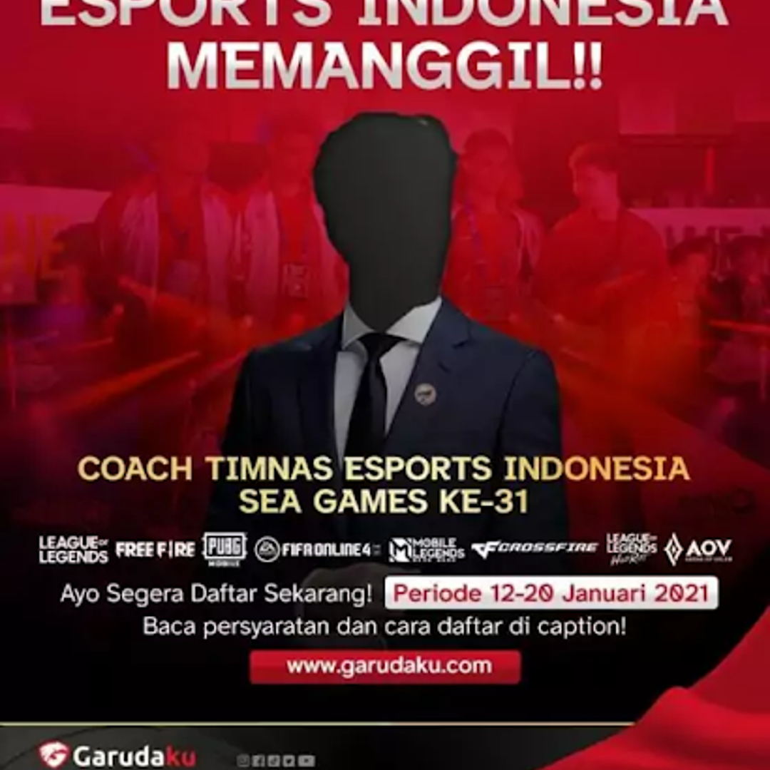 This is how to register as a coach for the Indonesian Esports National Team for the 2022 SEA Games